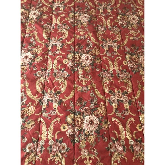 Ralph Lauren Marseilles Comforter Bedspread Puffer Full Double Floral GORGEOUS - Picture 3 of 6